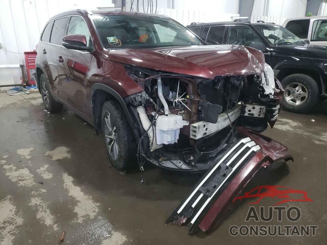 TOYOTA HIGHLANDER 2017 - 5TDJZRFH1HS417857