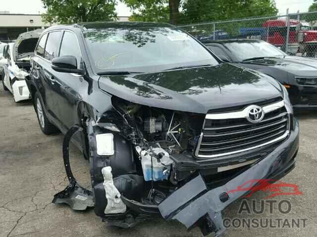 TOYOTA HIGHLANDER 2015 - 5TDBKRFH1FS210147
