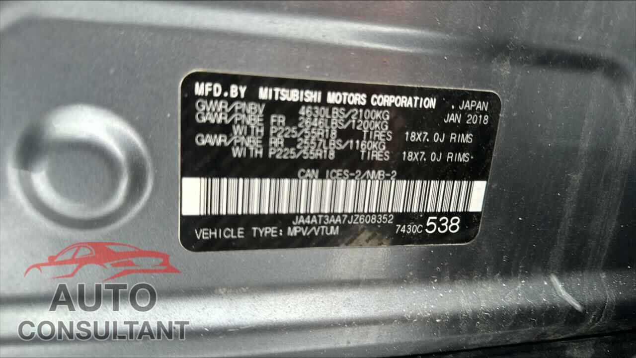 MITSUBISHI ECLIPSE 2018 - JA4AT3AA7JZ608352
