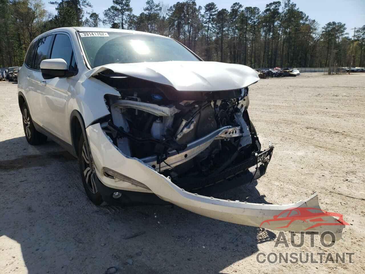 HONDA PILOT 2017 - 5FNYF5H56HB013895
