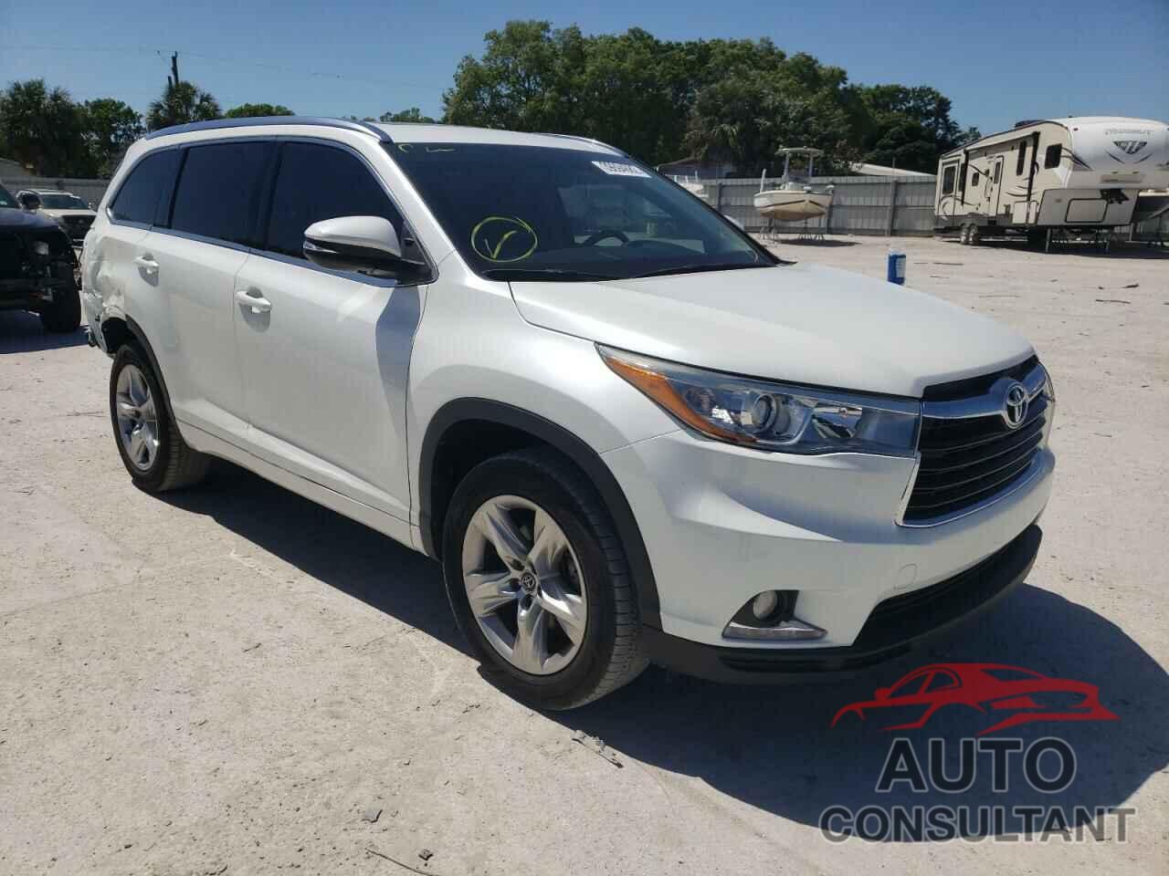 TOYOTA HIGHLANDER 2016 - 5TDYKRFH2GS156451
