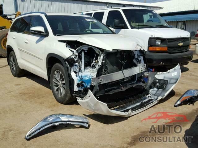 TOYOTA HIGHLANDER 2017 - 5TDJZRFH8HS455604