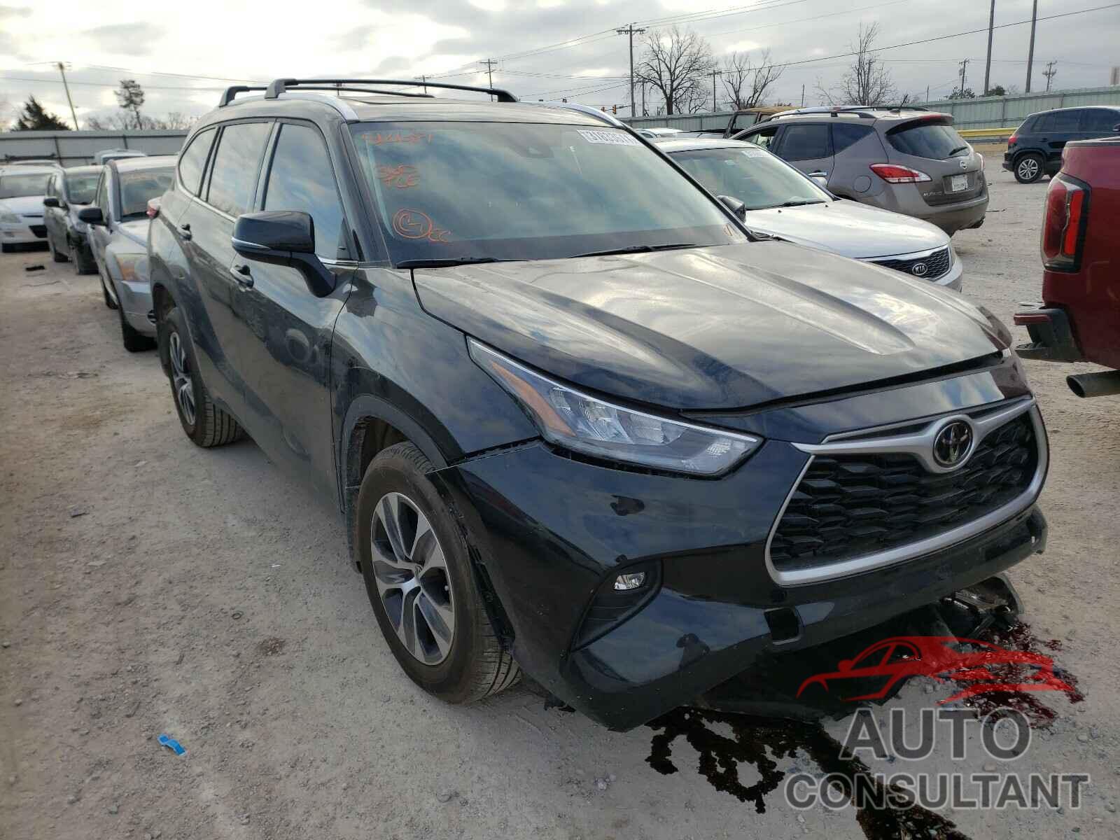 TOYOTA HIGHLANDER 2020 - 5TDGZRAH2LS512681