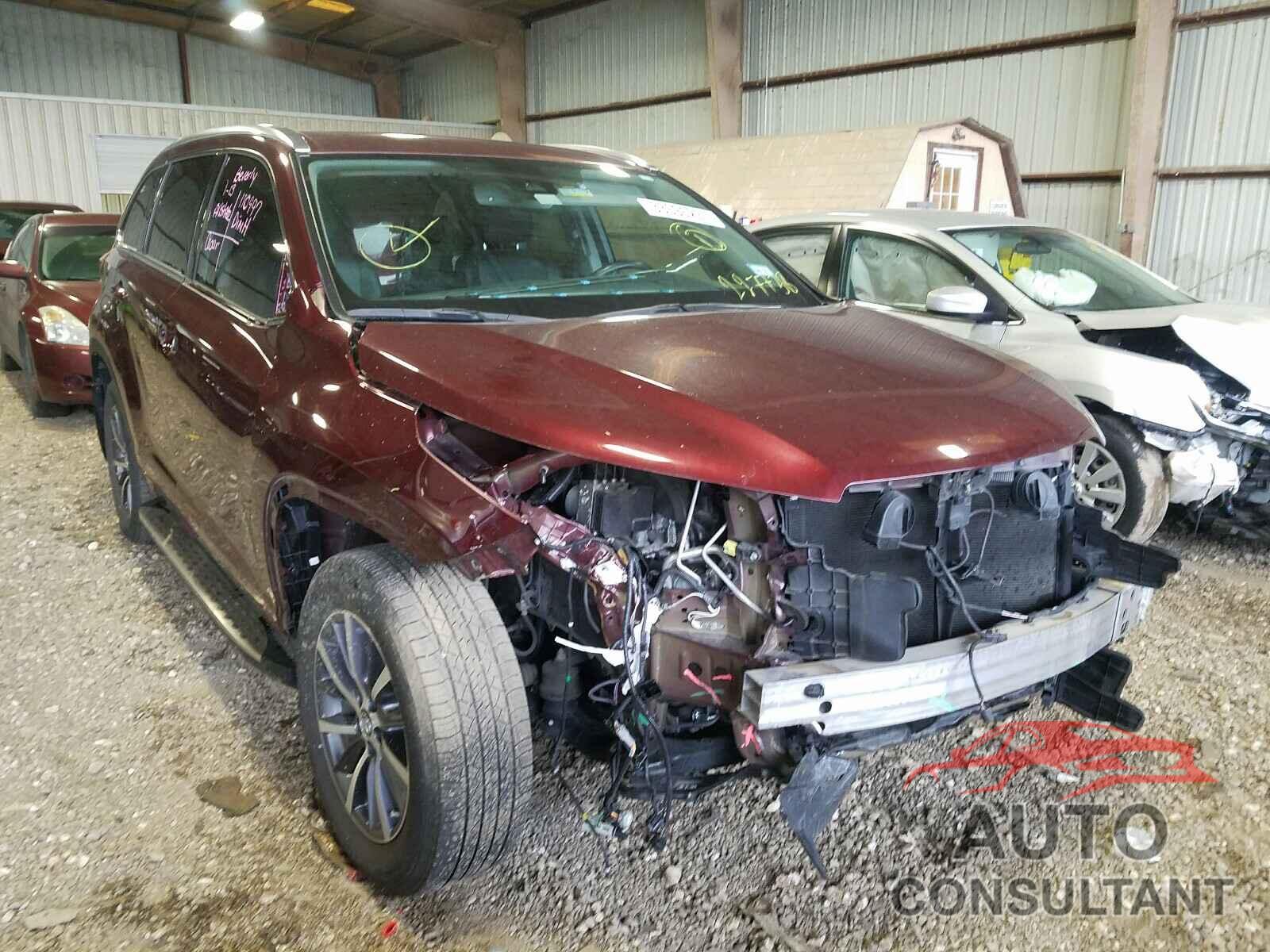 TOYOTA HIGHLANDER 2017 - 5TDKZRFH1HS227738