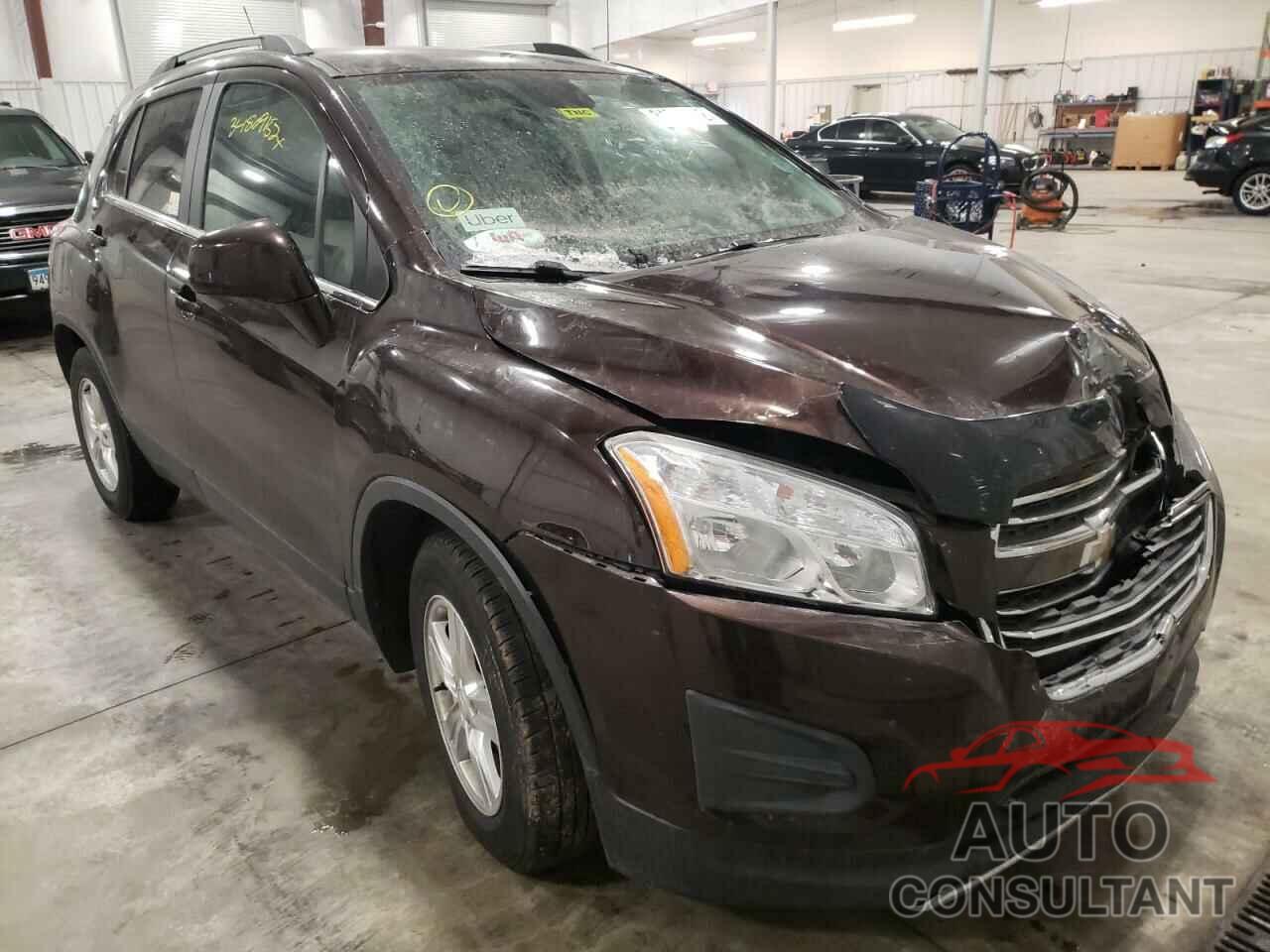 CHEVROLET TRAX 2016 - KL7CJLSB3GB590281