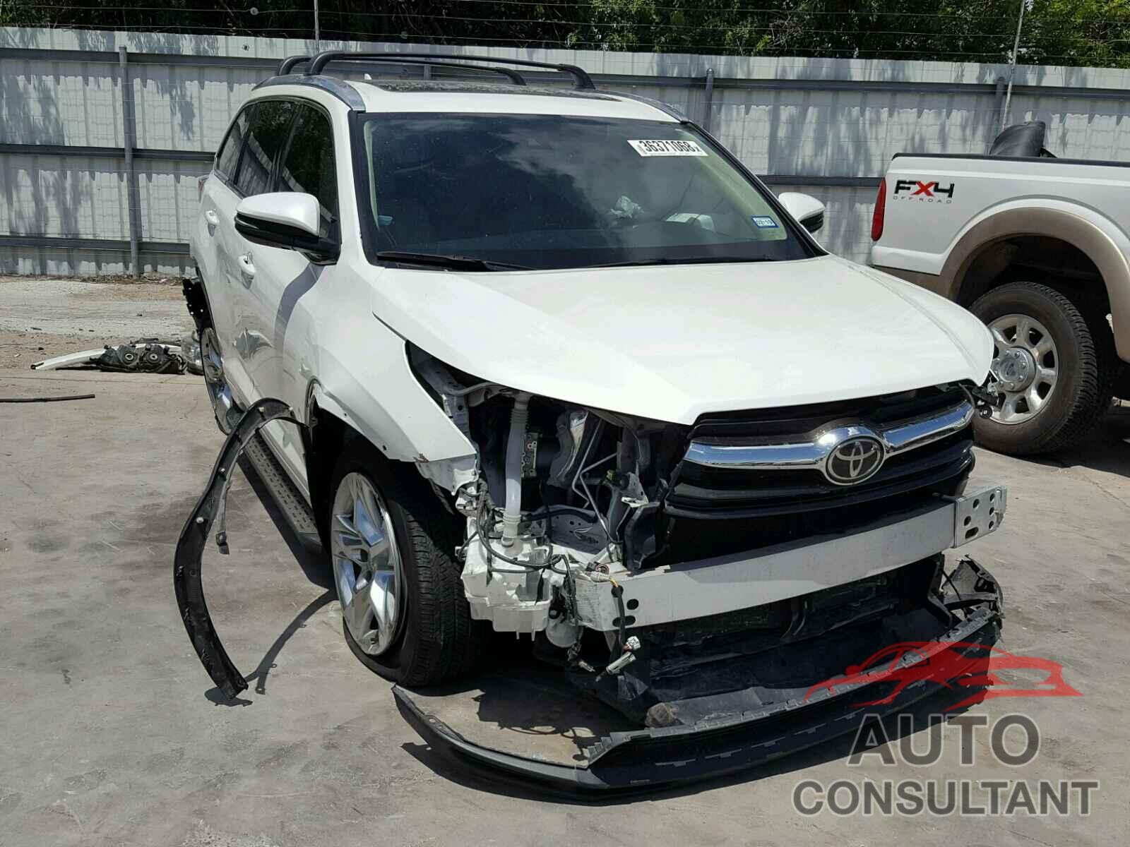 TOYOTA HIGHLANDER 2015 - 5TDDKRFH7FS132515