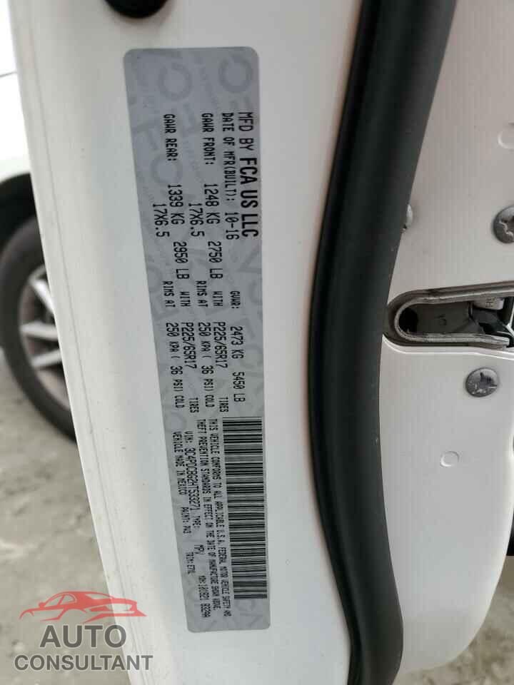 DODGE JOURNEY 2017 - 3C4PDCBG2HT533271