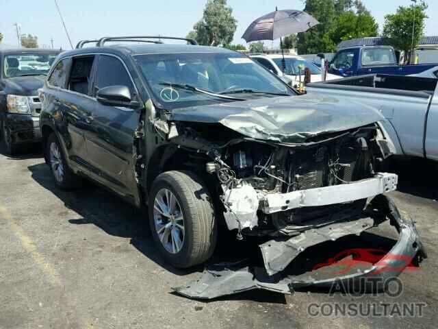 TOYOTA HIGHLANDER 2015 - 5TDBKRFH7FS090872