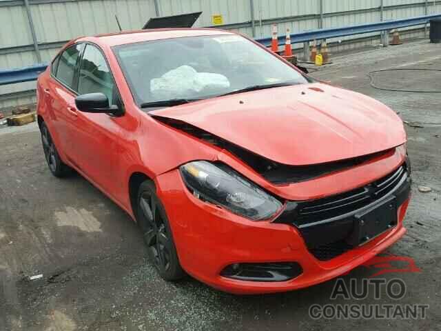 DODGE DART 2015 - 1C3CDFBBXFD302517