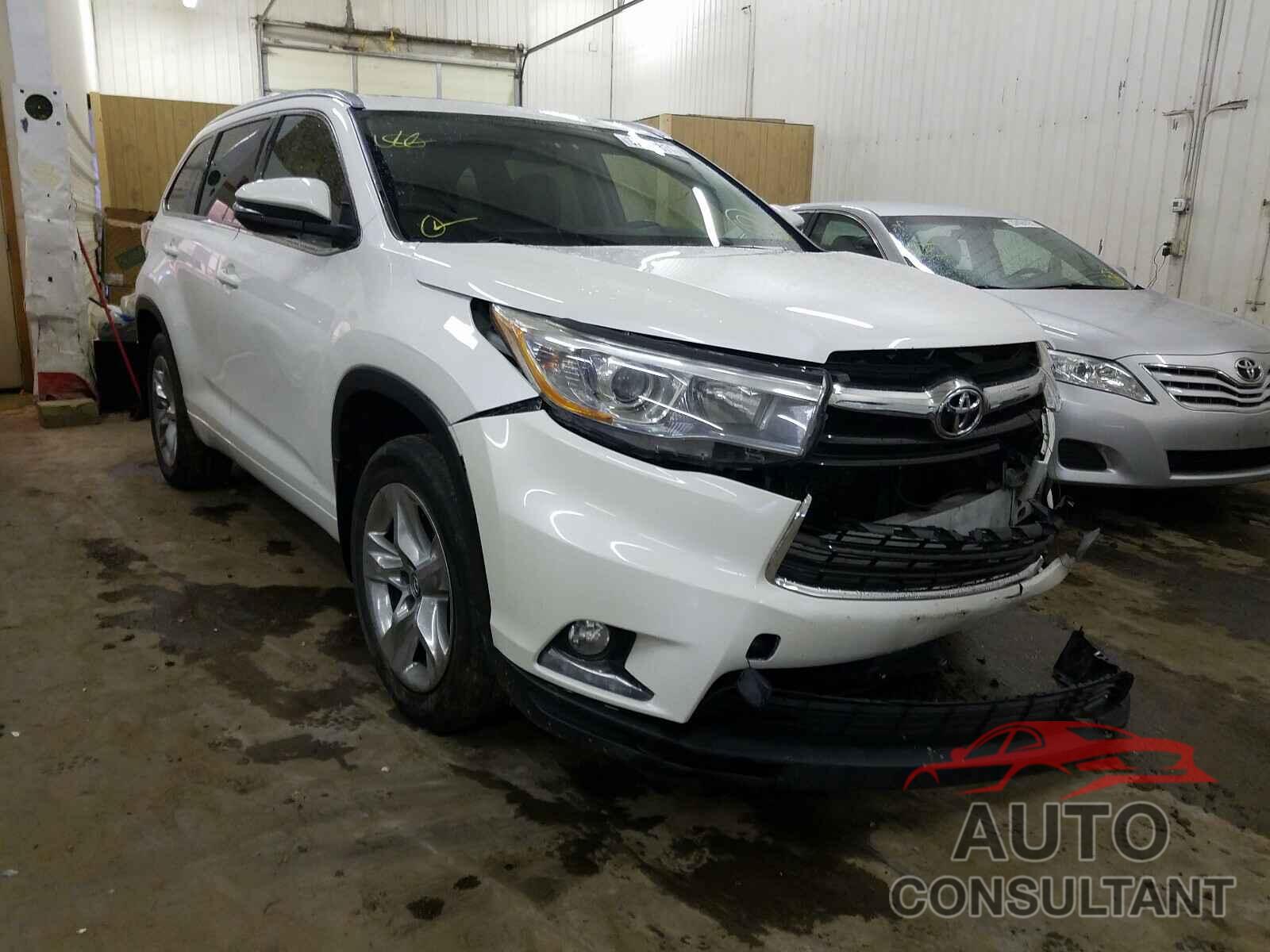TOYOTA HIGHLANDER 2016 - 5TDDKRFH7GS318802