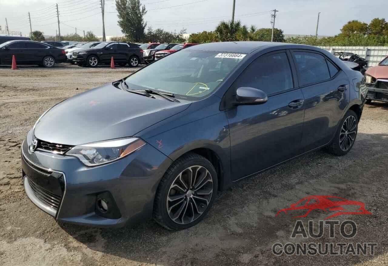 TOYOTA COROLLA 2015 - 5YFBURHE5FP283432