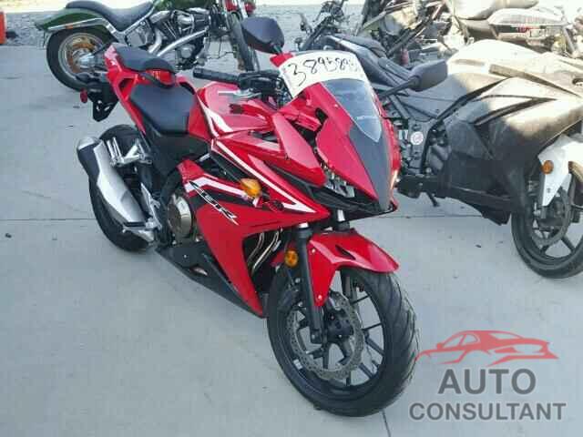 HONDA CBR CYCLE 2016 - MLHPC4464G5300503