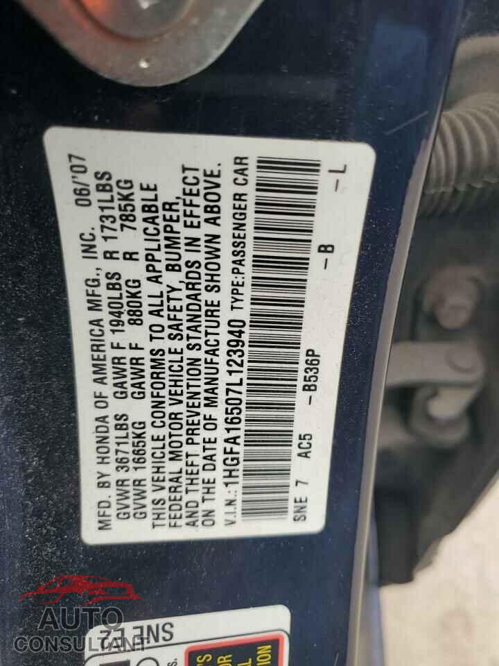 NISSAN MAXIMA 2017 - 1N4AA6AP1HC441992