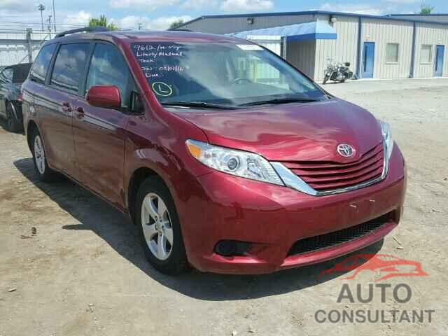 TOYOTA SIENNA 2015 - 5TDKK3DC2FS551318