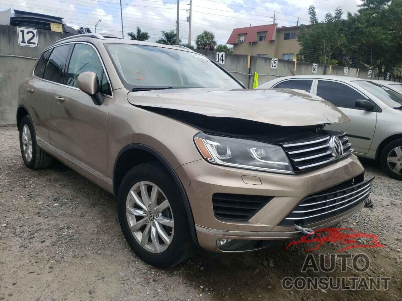 VOLKSWAGEN TOUAREG 2017 - WVGEF7BP1HD004999