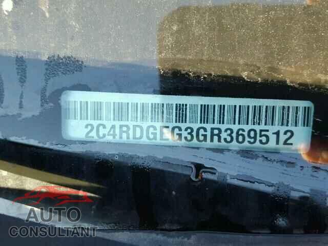 DODGE CARAVAN 2016 - 2C4RDGEG3GR369512