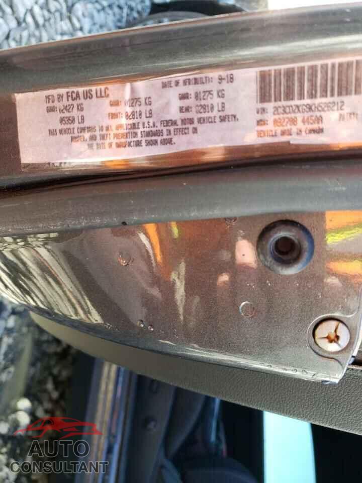DODGE CHALLENGER 2019 - 2C3CDZKG9KH526212