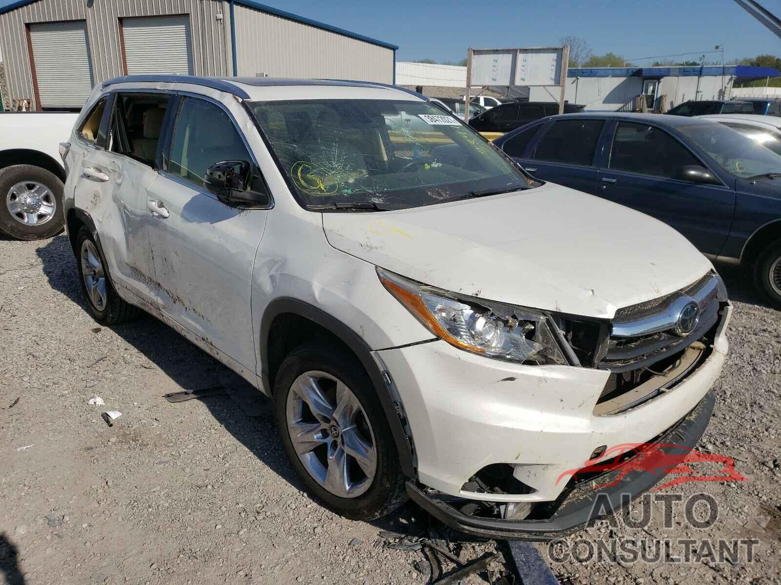 TOYOTA HIGHLANDER 2016 - 5TDYKRFH6GS138082