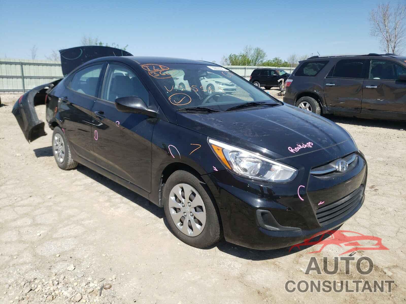HYUNDAI ACCENT 2017 - KMHCT4AE2HU355564