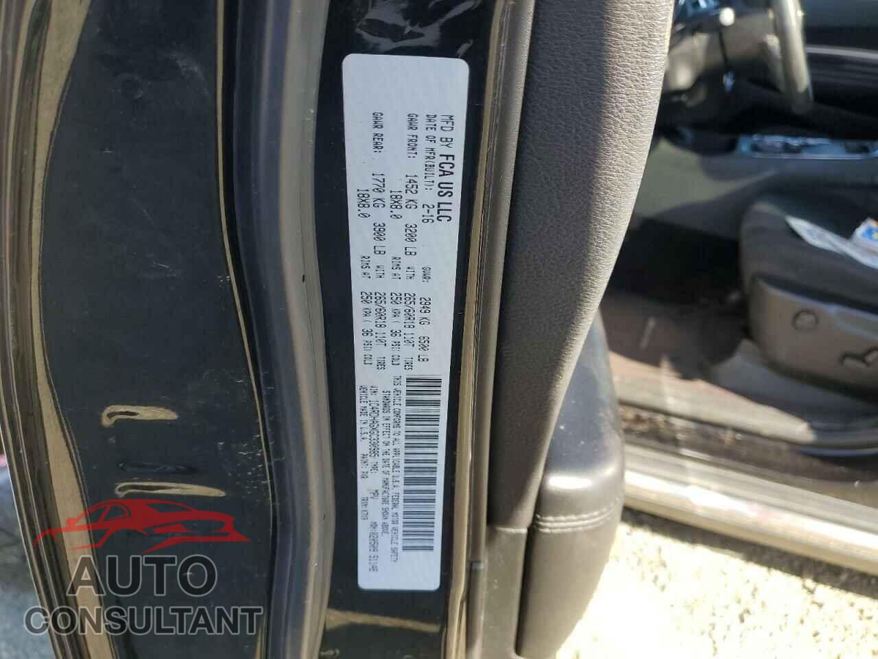 DODGE DURANGO 2016 - 1C4RDHAGXGC330985