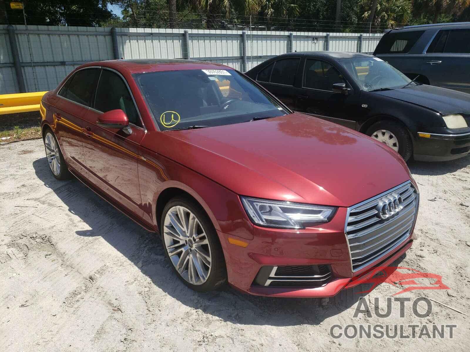 AUDI A4 2018 - WAULMAF45JA071057