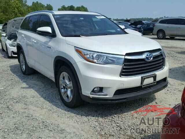 TOYOTA HIGHLANDER 2015 - 5TDDCRFH0FS010074
