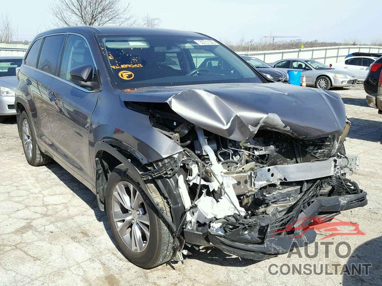TOYOTA HIGHLANDER 2015 - 5TDBKRFH6FS189263