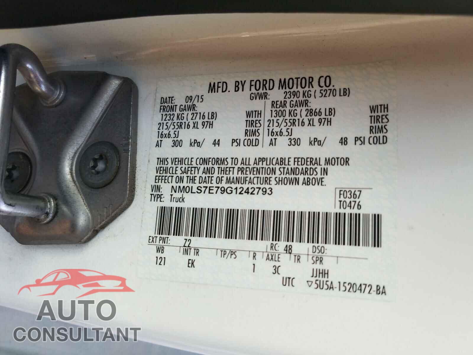FORD TRANSIT CO 2016 - NM0LS7E79G1242793