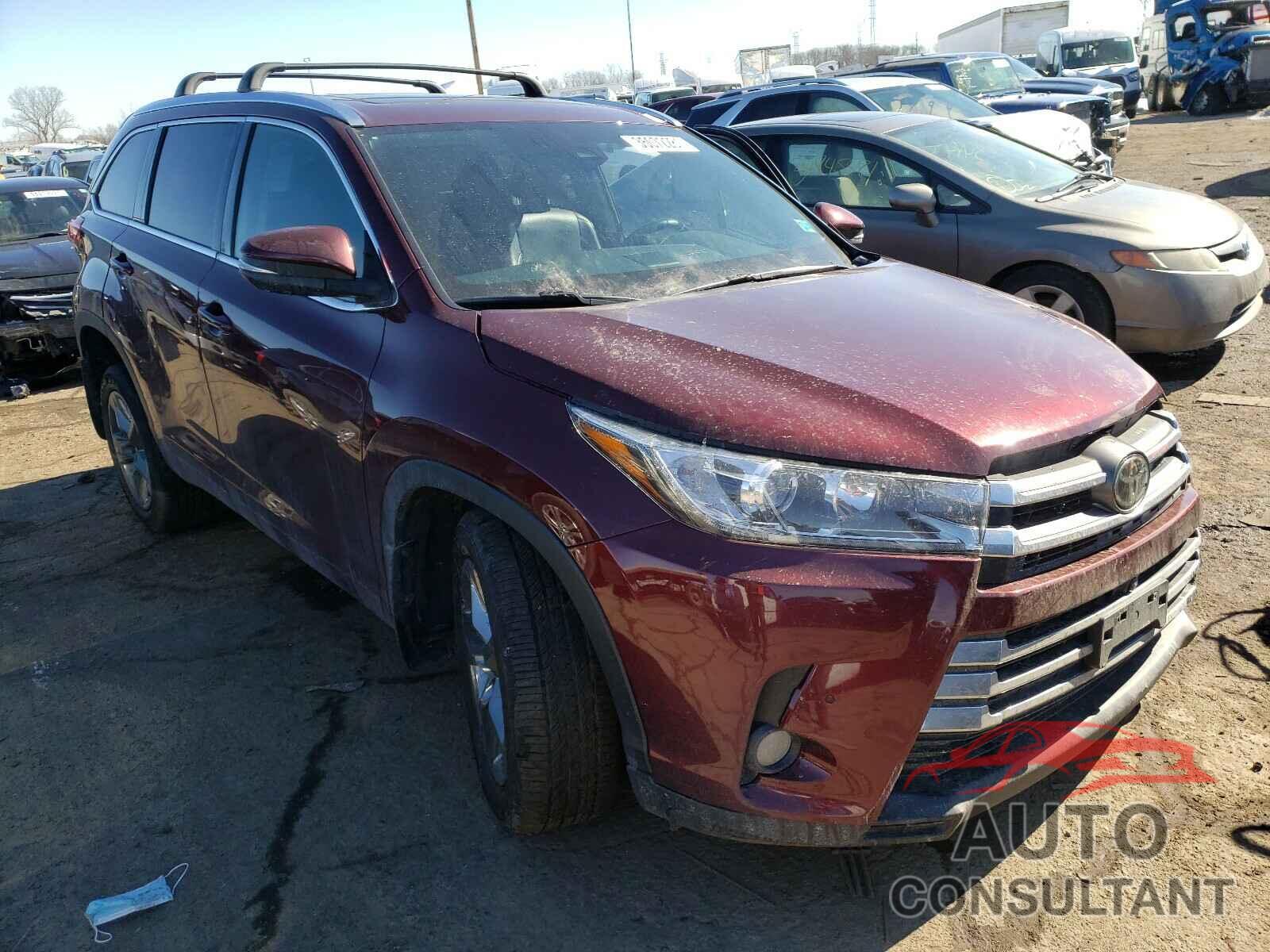TOYOTA HIGHLANDER 2017 - 5TDDZRFH2HS439587