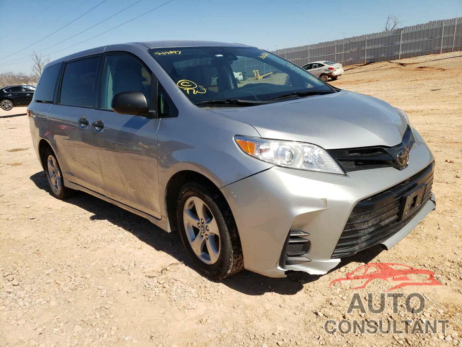 TOYOTA SIENNA 2018 - 5TDZZ3DC6JS949697