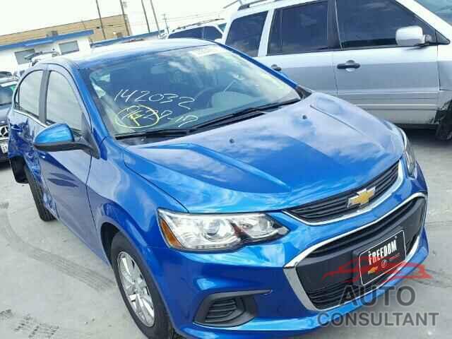 CHEVROLET SONIC 2017 - 1G1JD5SH1H4164752