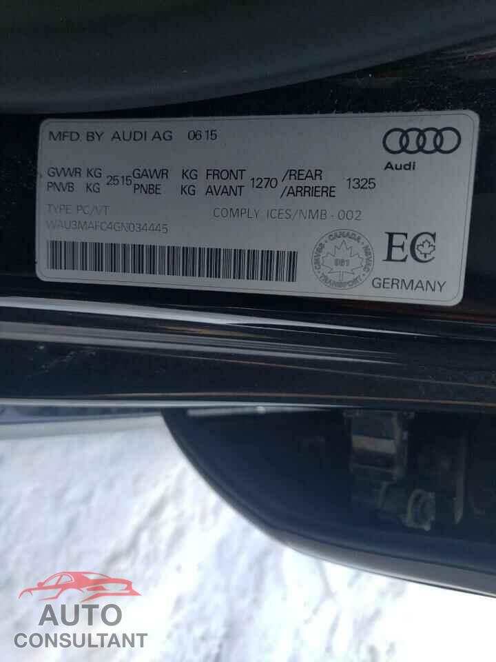 AUDI A7 2016 - WAU3MAFC4GN034445