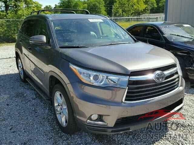 TOYOTA HIGHLANDER 2016 - 5TDDKRFH5GS350261