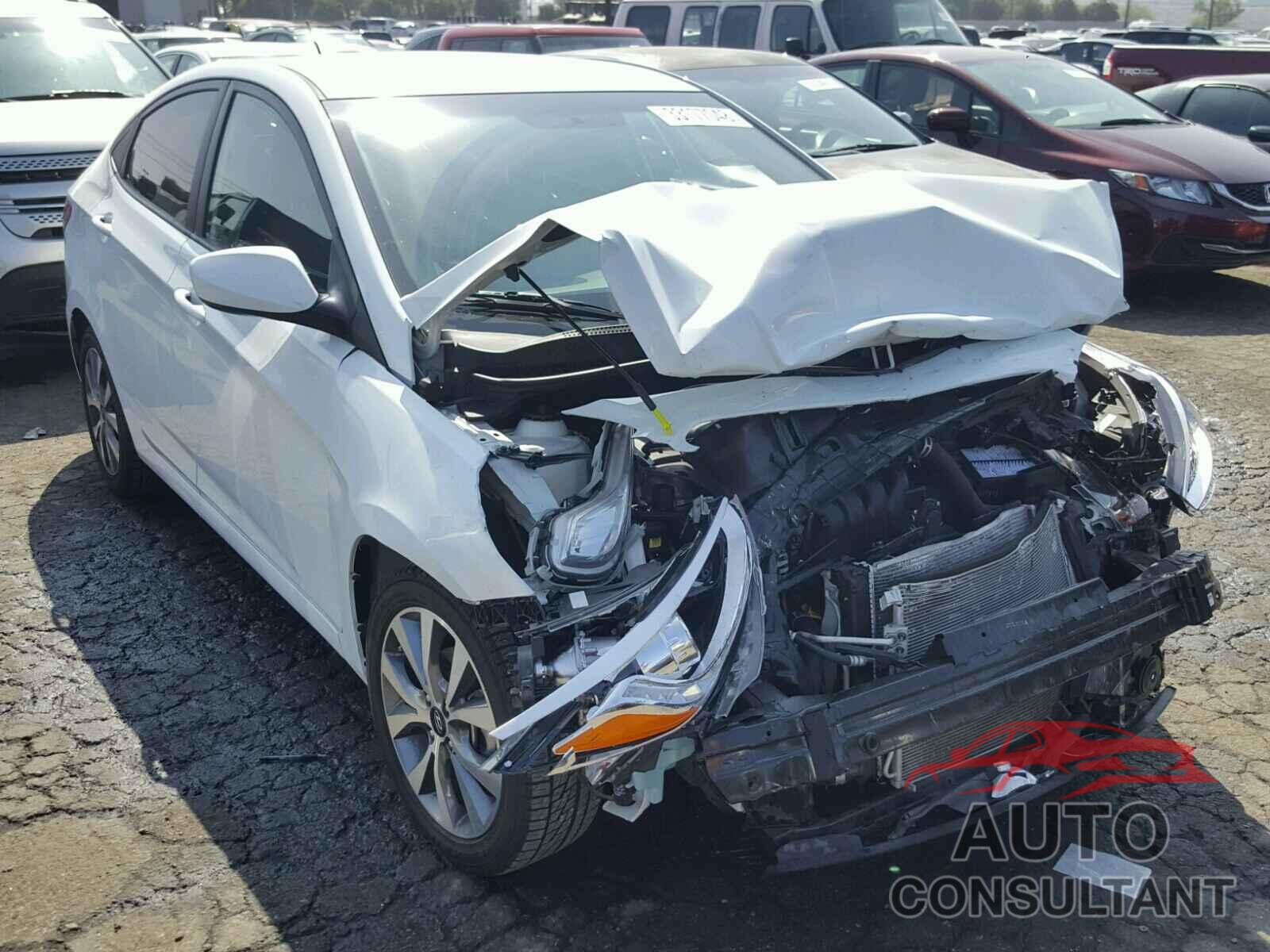 HYUNDAI ACCENT 2016 - KMHCU4AE5GU055190