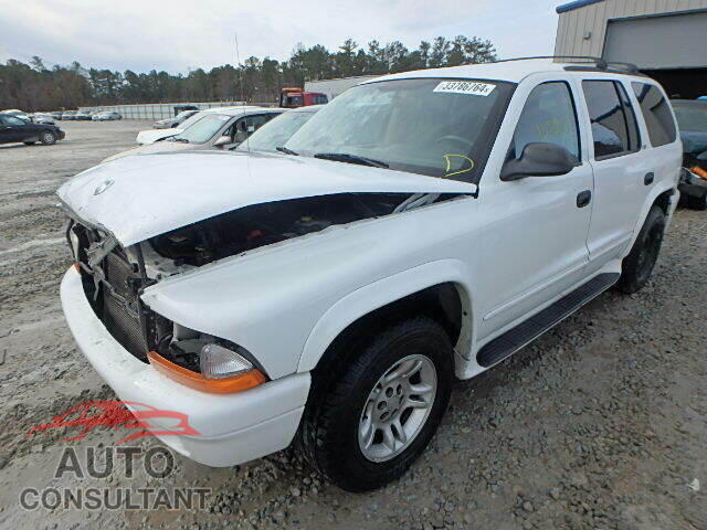 DODGE DURANGO 2002 - 5YJSA1E44KF303925