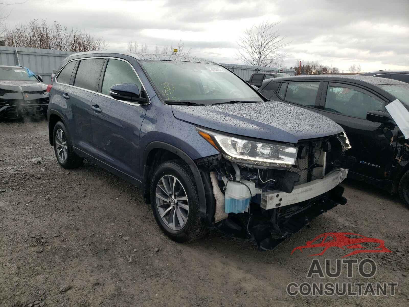 TOYOTA HIGHLANDER 2018 - 5TDJZRFH7JS851366