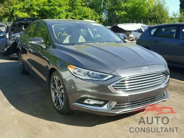 FORD FUSION 2017 - 3FA6P0K92HR117050