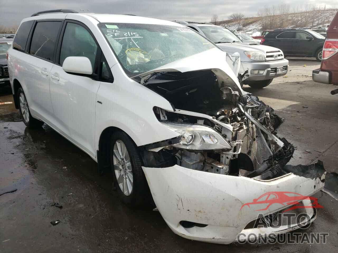 TOYOTA SIENNA 2017 - 5TDJZ3DC7HS154035