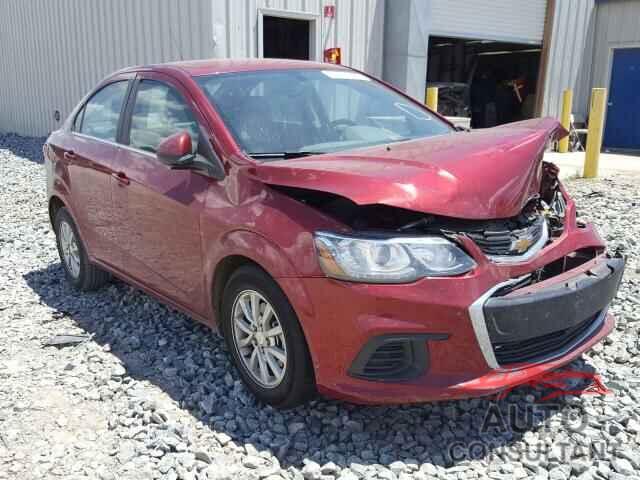 CHEVROLET SONIC 2018 - 1G1JD5SHXJ4122912