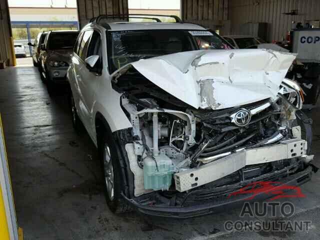 TOYOTA HIGHLANDER 2015 - 5TDDKRFH3FS215827