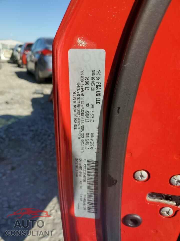 DODGE CHALLENGER 2019 - 2C3CDZFJ3KH507385