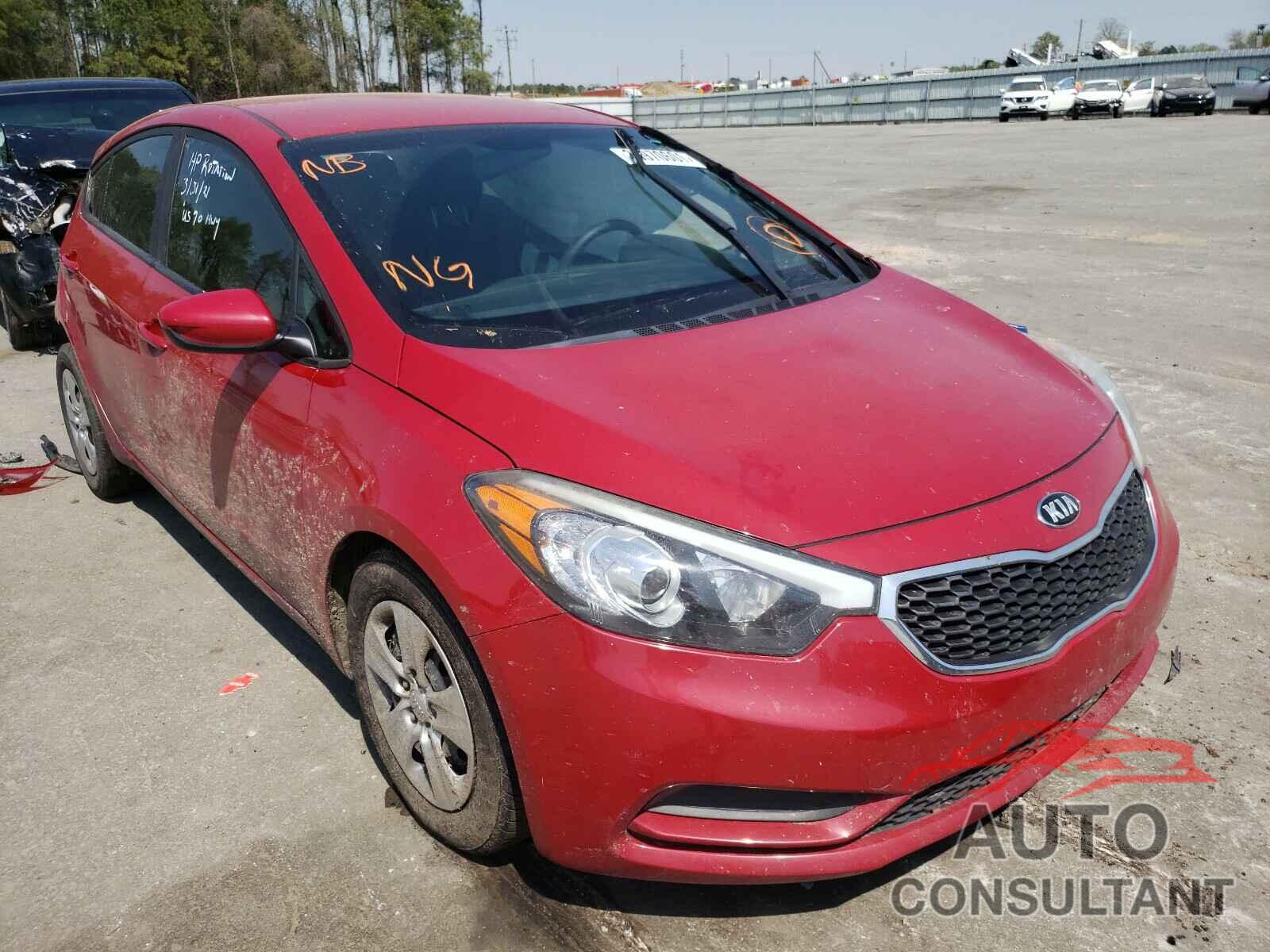 KIA FORTE 2016 - KNAFK4A6XG5611596