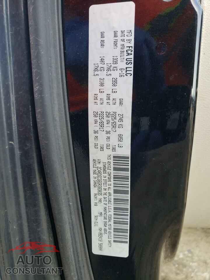 DODGE CARAVAN 2016 - 2C4RDGCG6GR383035