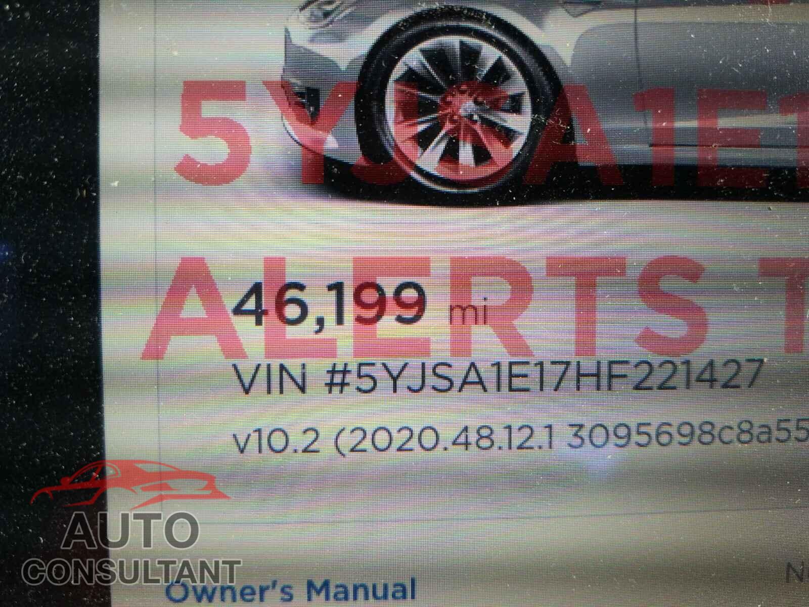 TESLA MODEL S 2017 - 5YJSA1E17HF221427