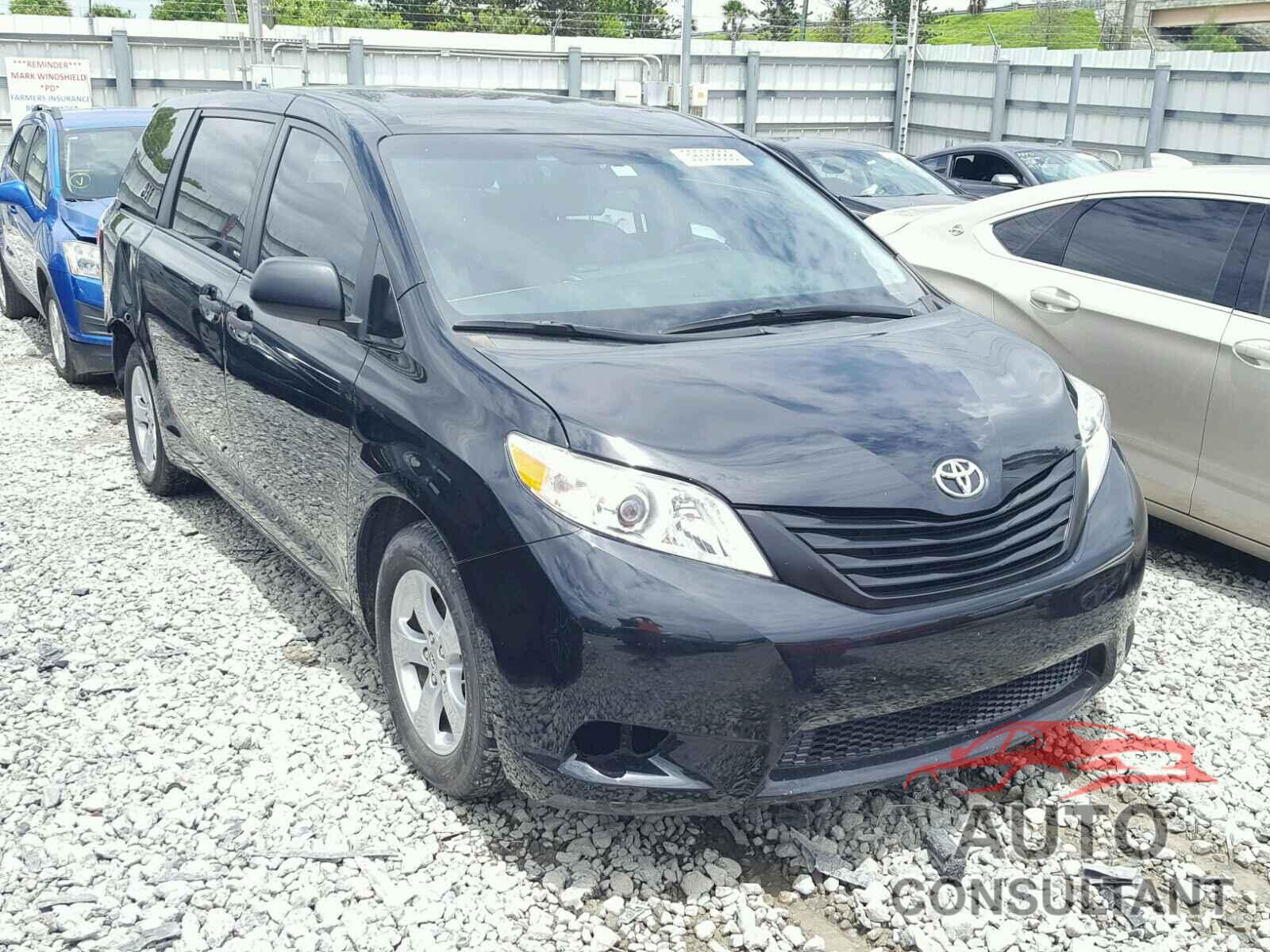 TOYOTA SIENNA 2017 - 5TDZZ3DC4HS787451