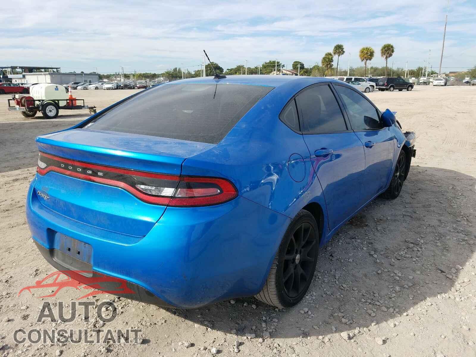 DODGE DART 2016 - 1C3CDFAA2GD643937