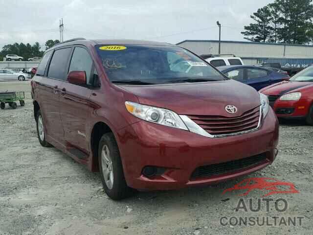 TOYOTA SIENNA 2016 - 5TDKK3DC0GS765676