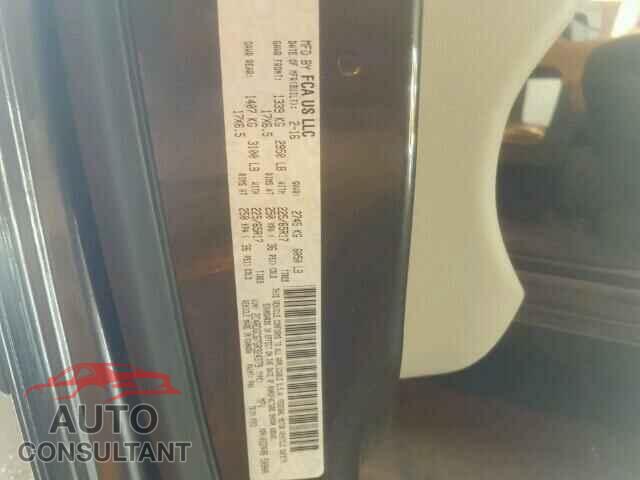 DODGE CARAVAN 2016 - 2C4RDGCG7GR324379
