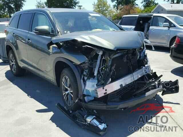 TOYOTA HIGHLANDER 2017 - 5TDZZRFH8HS206884