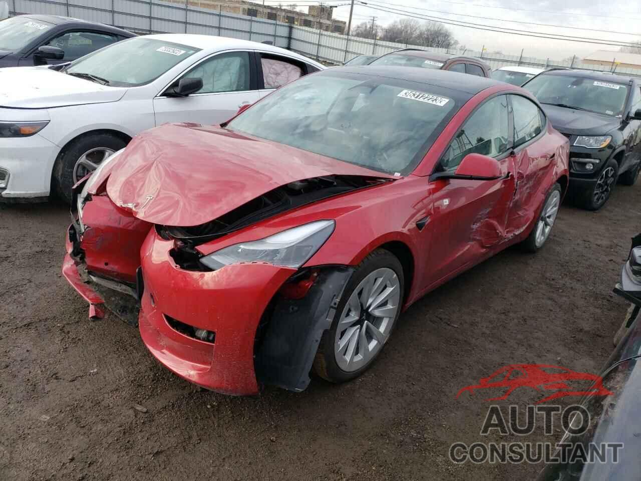 TESLA MODEL 3 2022 - 5YJ3E1EA1NF290375